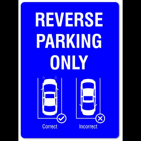 Placuta pentru reverse parking only